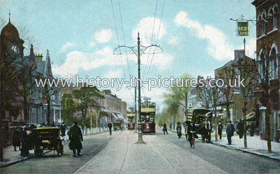 The High Road, Tottenham, London. c.1906